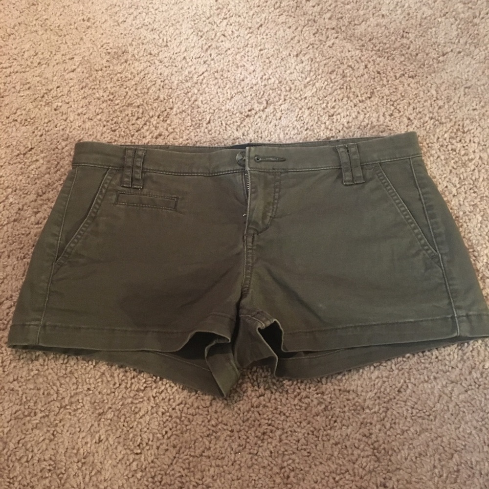 GUC: Express Shorts. Size 2. Army Green.